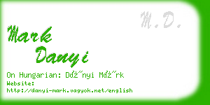 mark danyi business card